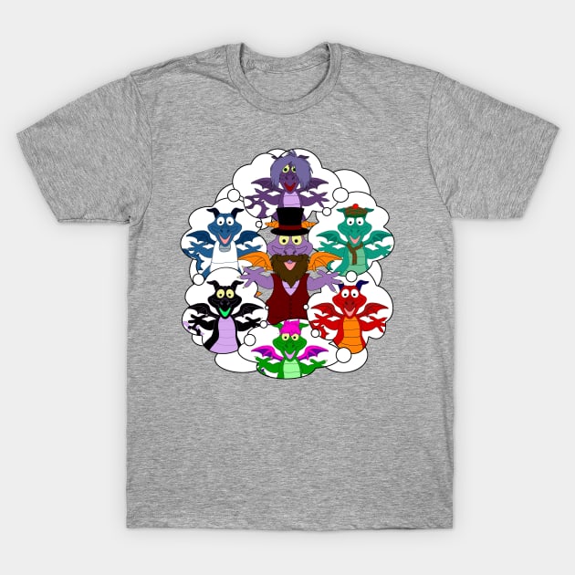 Imagination takes Flight T-Shirt by Couplethatgeekstogether